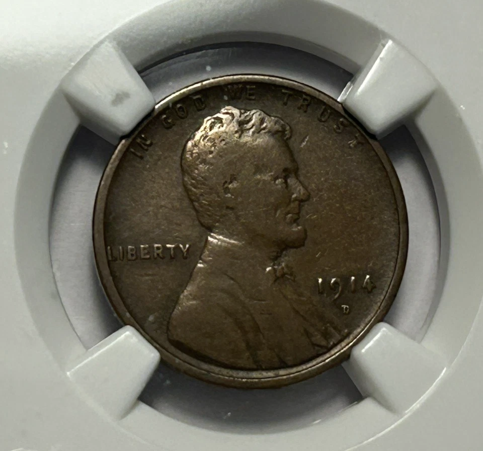 1914 D LINCOLN CENT NGC FINE 12 - Image 2 of 4