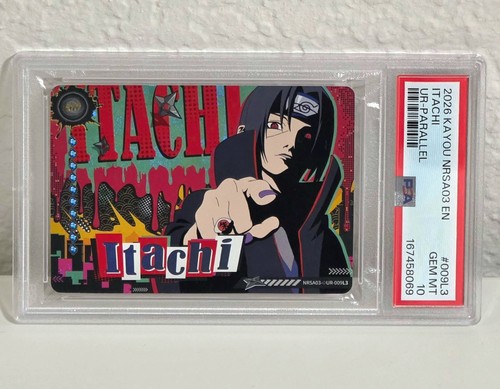 Itachi UR (NRSA03-◇UR-009L3) Kayou Naruto English Series 3 PSA 10
