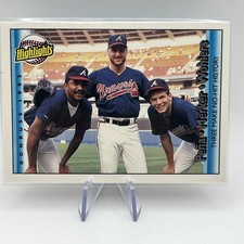 1992 Donruss - Highlights Mark Wohlers, Kent Mercker, Alejandro Pena #616 NM MLB