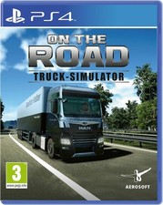 On The Road Truck Simulator PS4 Disco Como Nuevo PS5 Compatible Juego de Camión PAL ENG
