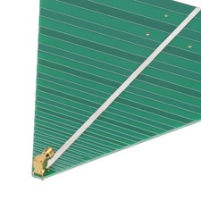 Log Periodic UWB Antenna 600  6000MHz Ultra Wideband Printed Circuit Board 50W