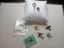 Joblot Of Plane War Plane Pin Badges In Used Condition