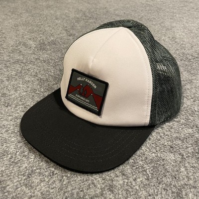 Helly Hansen Mountain Patch Mesh Trucker Hat Snap Back One Size Green Black