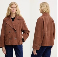Max Mara Wildlederjacke Sospiro in terracotta...