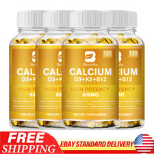 Calcium 1200mg with Vitamin D3 Supplement for Strong Bones  Muscle Health