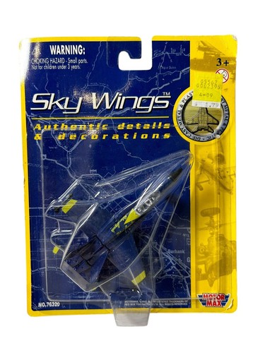 NIP Sky Wings Motor Max US Air Force Die Cast Metal/Plastic Plane