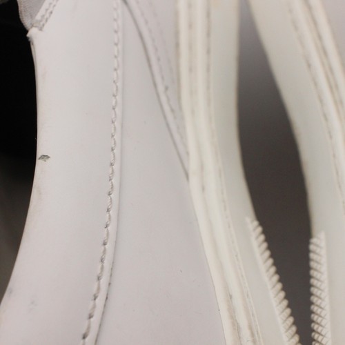 Sneakers slip-on Jimmy Choo Grove uomo taglia EU 47 pelle bianca con borchie stella - Foto 11 di 13