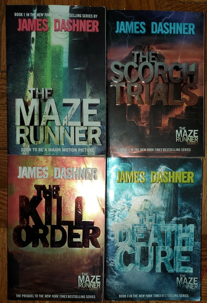 The Maze Runner Series 4 Book Complete Set by James Dashner