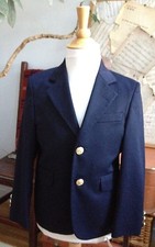 Boys Navy Blazer Jacket HART SCHAFFNER MARX Suit Coat Brass Buttons SPECIAL 5 6