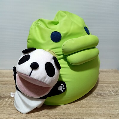 Tamagotchi Kuchipatchi x Namacha Pandatchi Plush Cushion Bandai