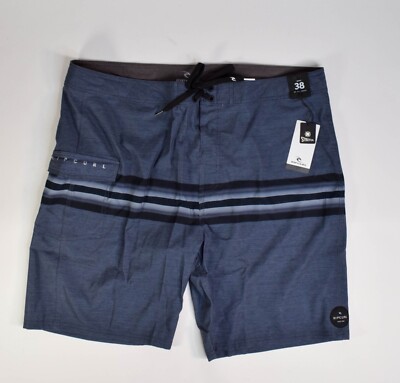 RipCurl Fanning Trifecta Board Shorts Grey Surf Grip Shorts | Men's Size 38