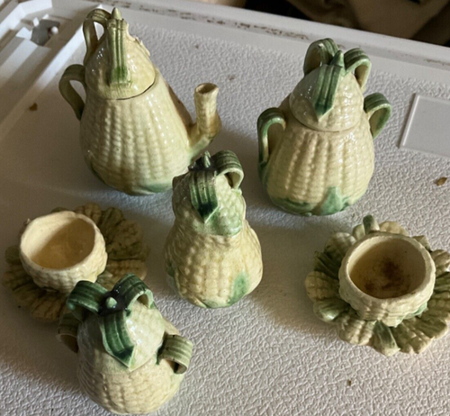Vtg Stanfordware? Corn Tea Set miniature, dollhouse | eBay