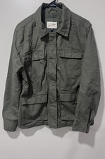 Women Army Green Anorak Jacket Size M