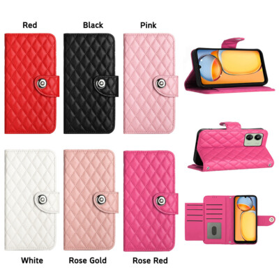 Stylish Shockproof Wallet Card Leather Case Cover For Redmi 14C Note 14 Pro+ 11S