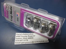 McGard 4pk 64012 M12 x 1.5 Bulge Cone Seat Lug Nut Made in USA Chrome Plated