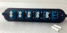 CCH-CP12-A9 Compatible Fiber Adapter Panel LC 12 Port SM UPC Adapters