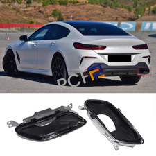 For 2019-2022 BMW 8 Series G15 G16 Black Stainless Rear Exhaust Decorative Cover