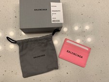  350 Balenciaga pink card case holder