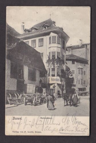 Germany Italy BOZEN Bolzen Bolzano undivided back card used 1903 - Foto 1 di 2