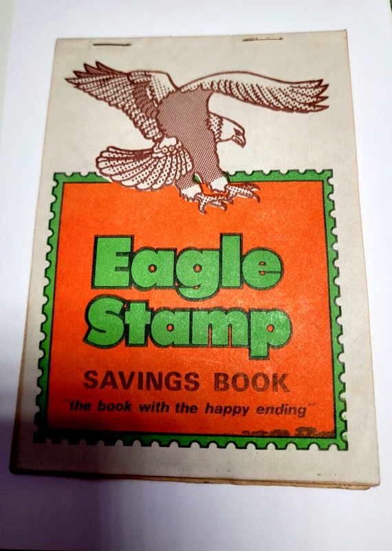 Eagle Stamp Savings Book unused! rare! MINT Condition-no tears- creases-or marks