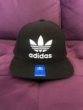 Adidas Men's C Originals Trefoil Snapback Hat - Black