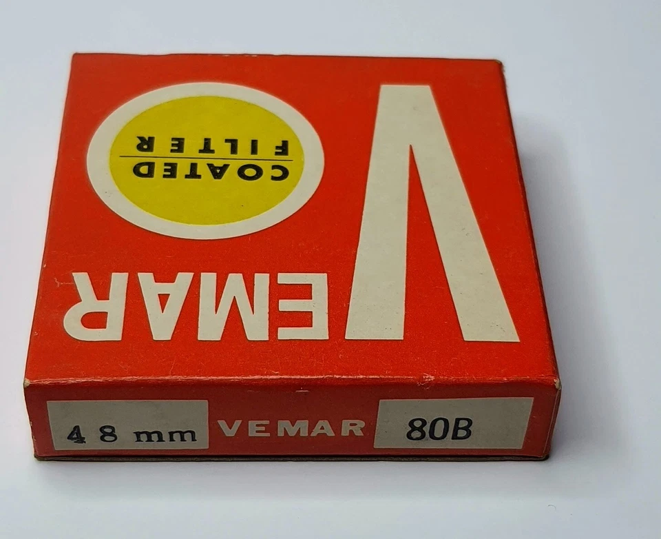 Genuine Vemar 48mm 80B 80-B 80 B Color Conversion Glass Lens Filter Japan 48 mm - Image 4 of 4