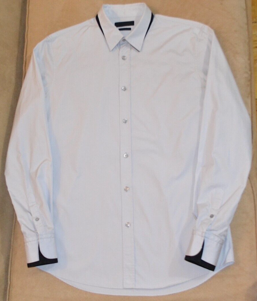 Alexander McQueen Dual Collar Cotton Shirt Size IT48, US M Alexander McQueen Dual Collar Cotton Shirt Size IT48, US M