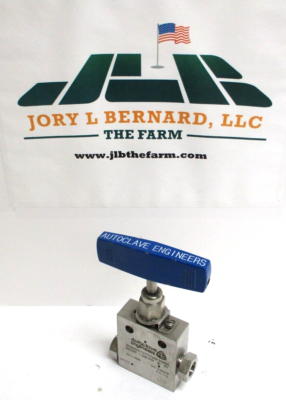 #ad AUTOCLAVE ENGINEERS 20SM9071STG1342 1500 PSI NEEDLE VALVE SURPLUS $122.00
