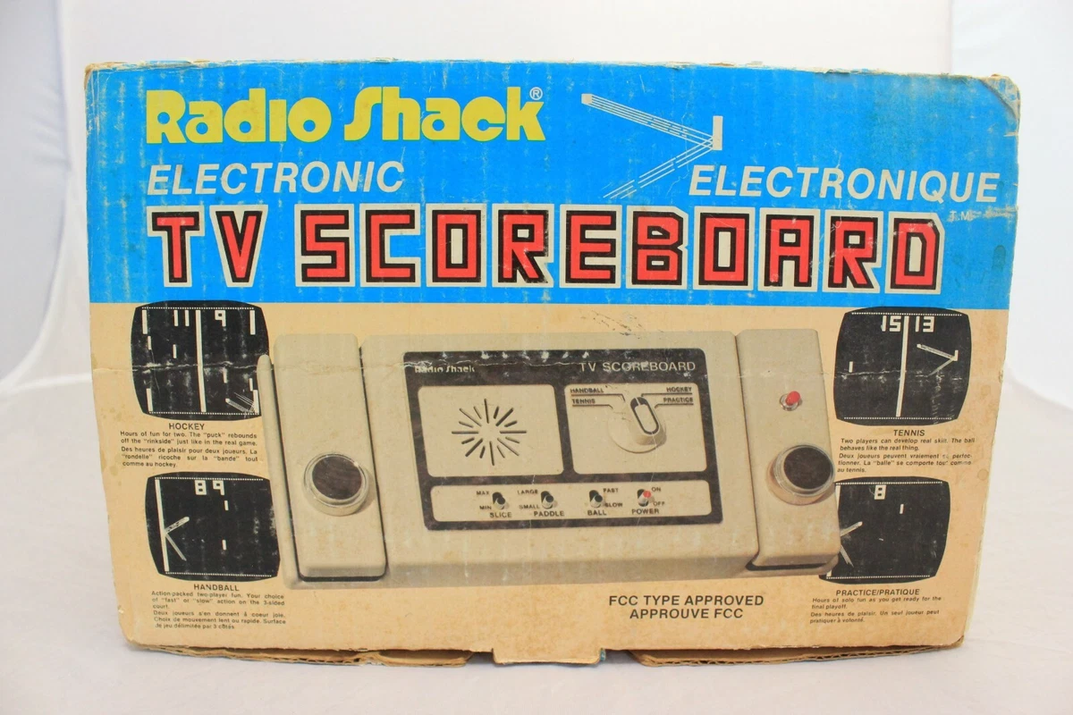 Radio Shack Electronic TV Scoreboard 60 8051 with Box Untested eBay