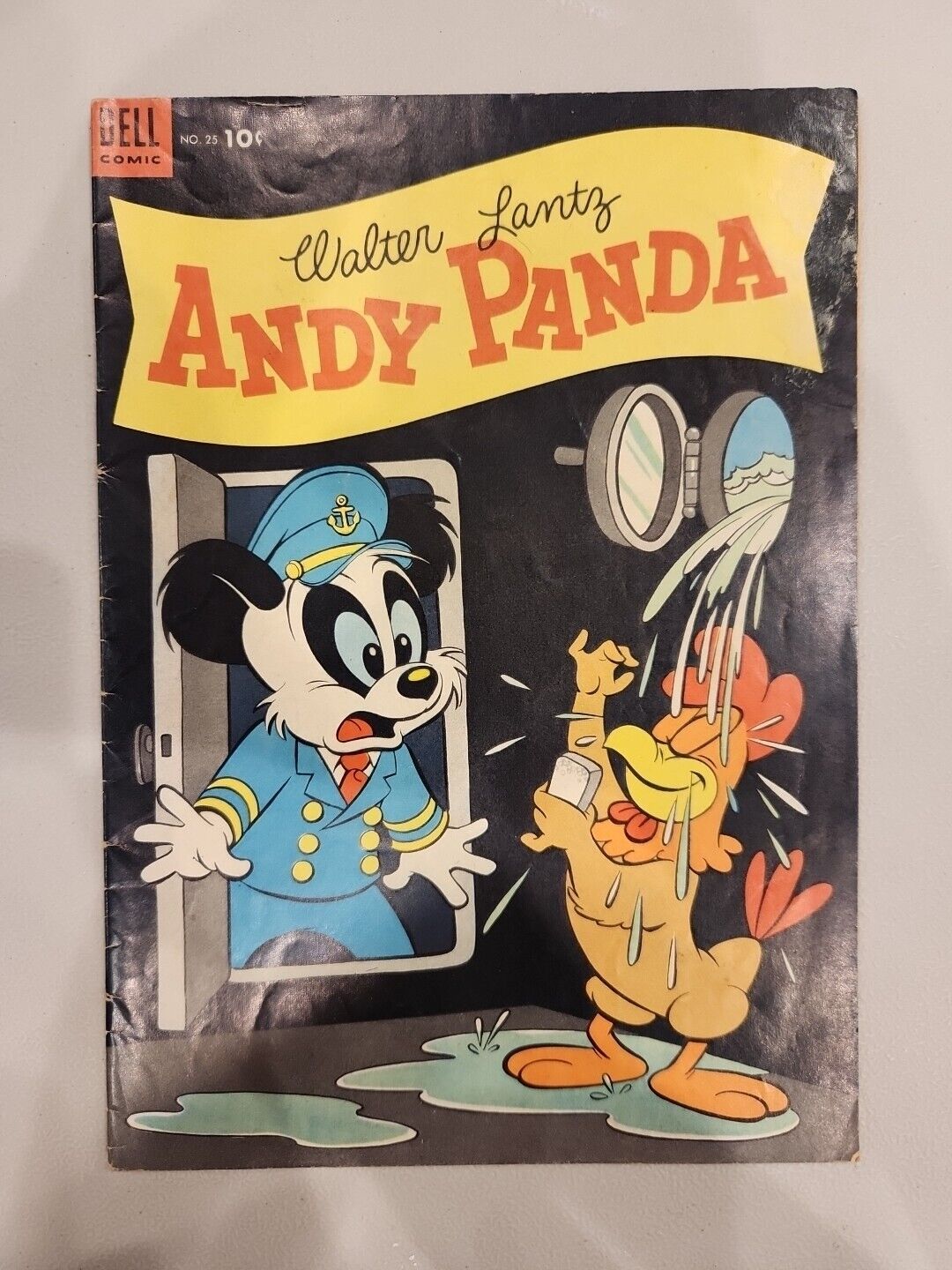 Andy Panda #25-1954, 38-1957, And 1-1973 Dell comics Lot Of 3