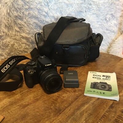Canon EOS 400D Rebel XTi Digital SLR Camera, 18-55mm lens w/ charger