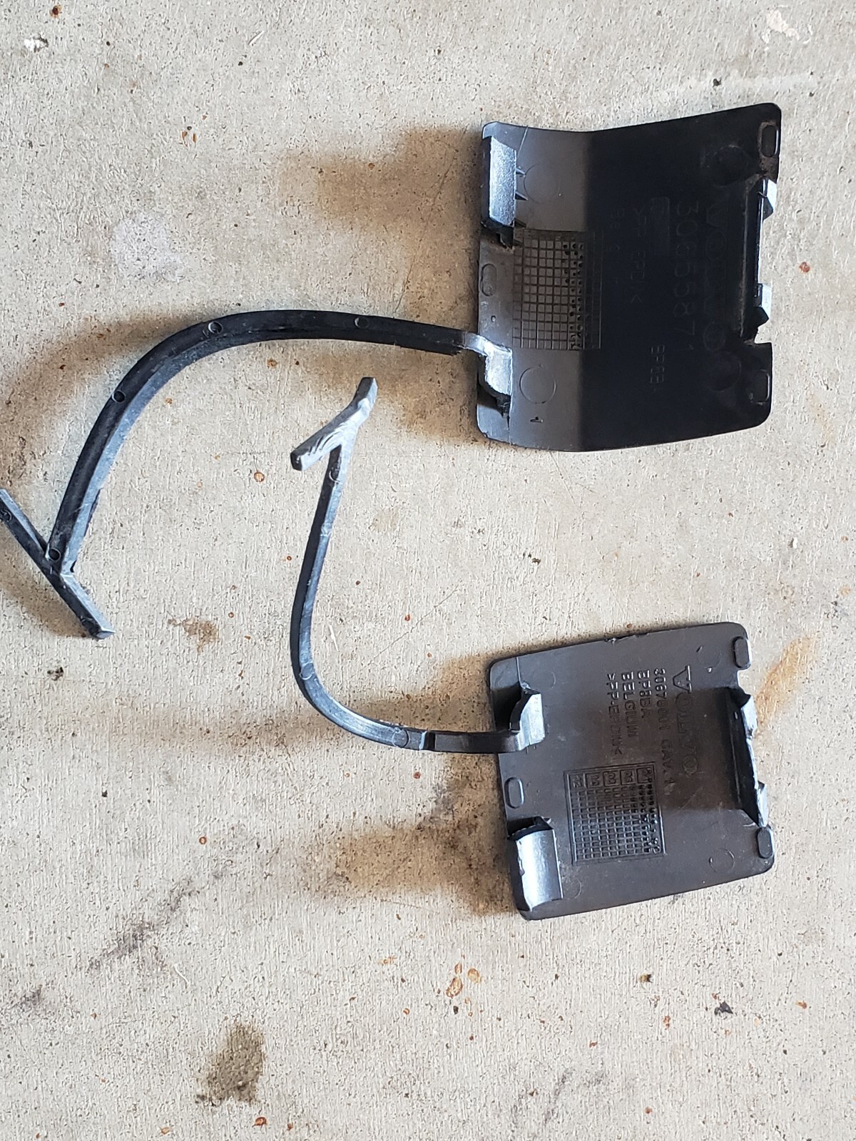 0407 Volvo S40 S60 S80 Front & Rear tow hook covers (Blue) 30655871/30678001 eBay