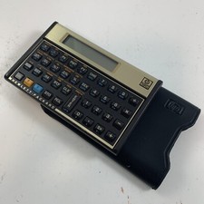 HEWLETT PACKARD 12C Financial Calculator W Case HP Tested Works Digits VTG 651