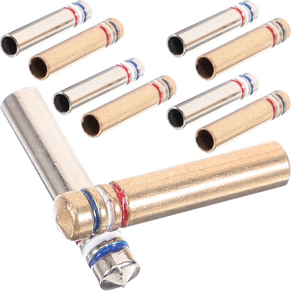 APL 40 Pezzi Campana Metallo Testa Rame Abbigliamento Cordino Fissaggio Scarpe Lacci Punte