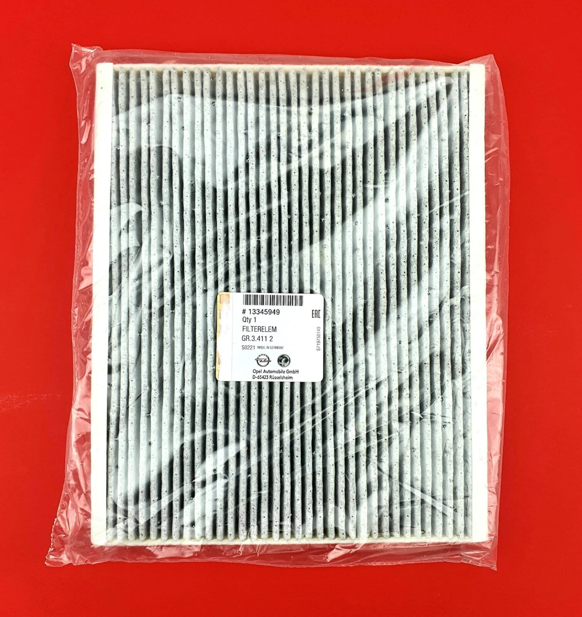 Original Opel Aktivkohlefilter Pollenfilter Corsa D E, Combo D 