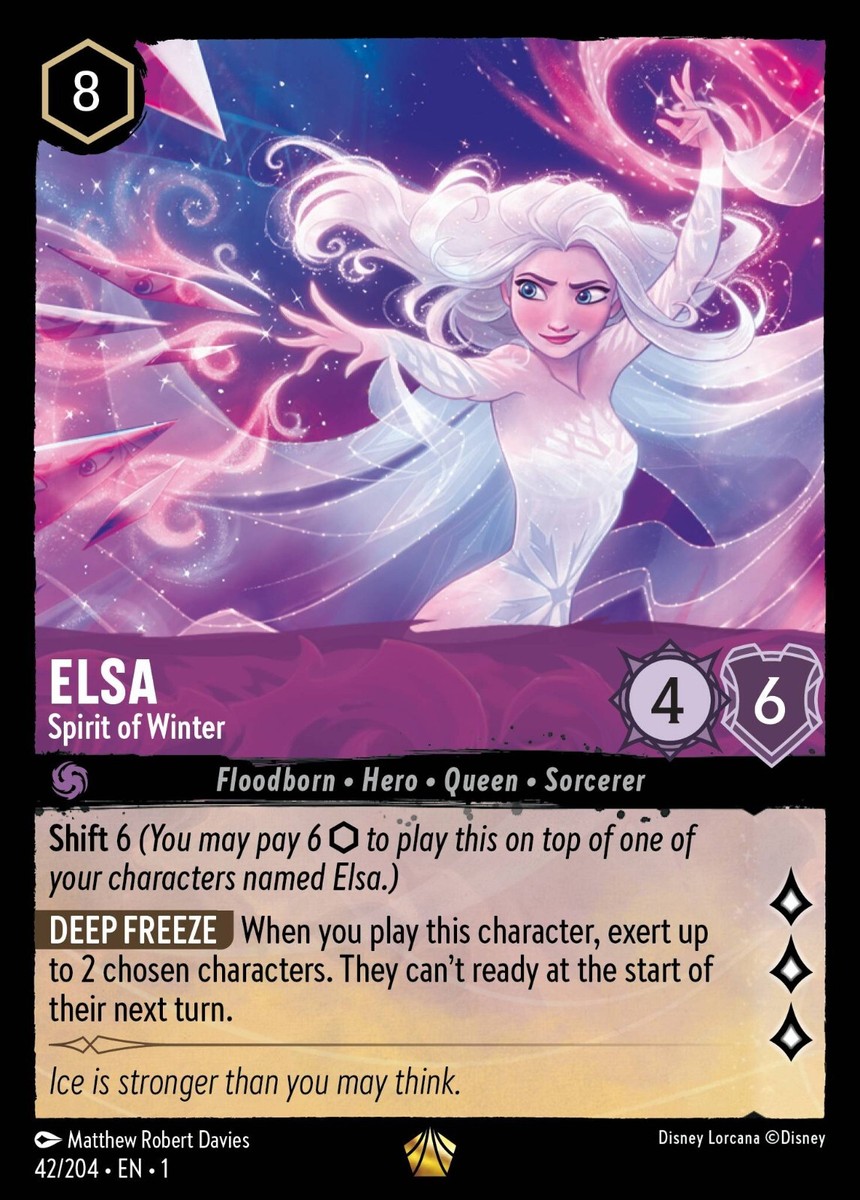lorcana holo cards Disney TCG Shimmering Skies Starter Deck Emerald / Steel The two ink combinations are Amber 2023 Disney Lorcana En 1-the