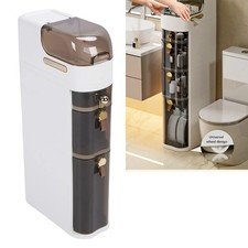 Slim Bathroom Storage Cabinet on Wheels Slim Kitchen Storage Unit Free Standing