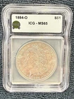 1884 O Morgan Silver Dollar ICG MS65