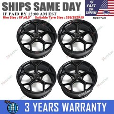 4pcs 198.5 Wheels For Audi A4 A5 A6 A7 Q5 Rs5 Rs6 Rs7 Sq5 Rims Matte Black 4pcs 198.5 Wheels For Audi A4 A5 A6 A7 Q5 Rs5 Rs6 Rs7 Sq5 Rims Matte Black