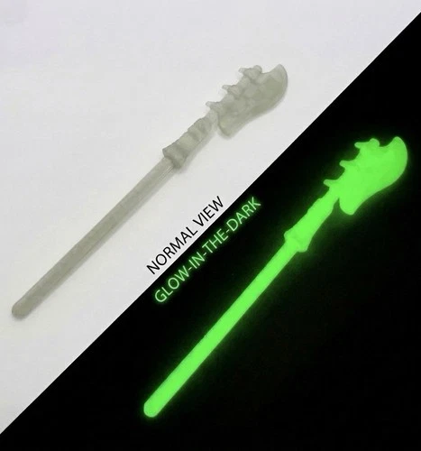 Vintage Scareglow GLOW Halberd Staff He-man MOTU REPRO Replacement Part 1986