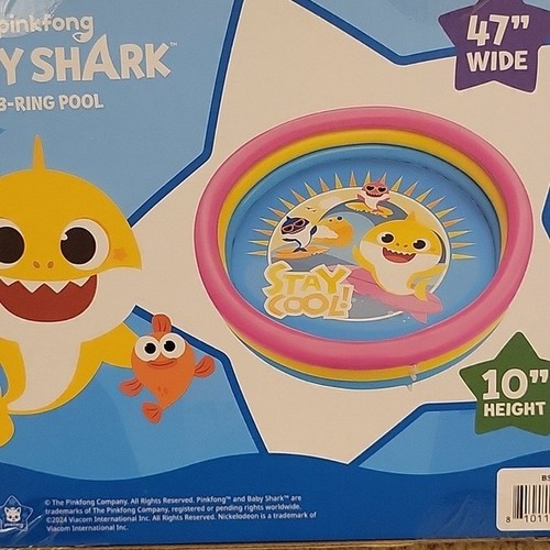Pinkfong Baby Shark 3-Ring Pool - Picture 2 of 2