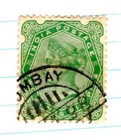 India Queen Victoria Postage STAMP 2 Annas SA-44 — photo 7