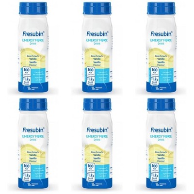 FRESUBIN ENERGY Fibre DRINK Vanille Trinkflasche 6X4X200ml