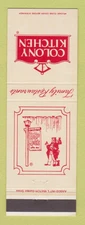 Matchbook Cover - Colony Kitchen Ventura CA Ramon's