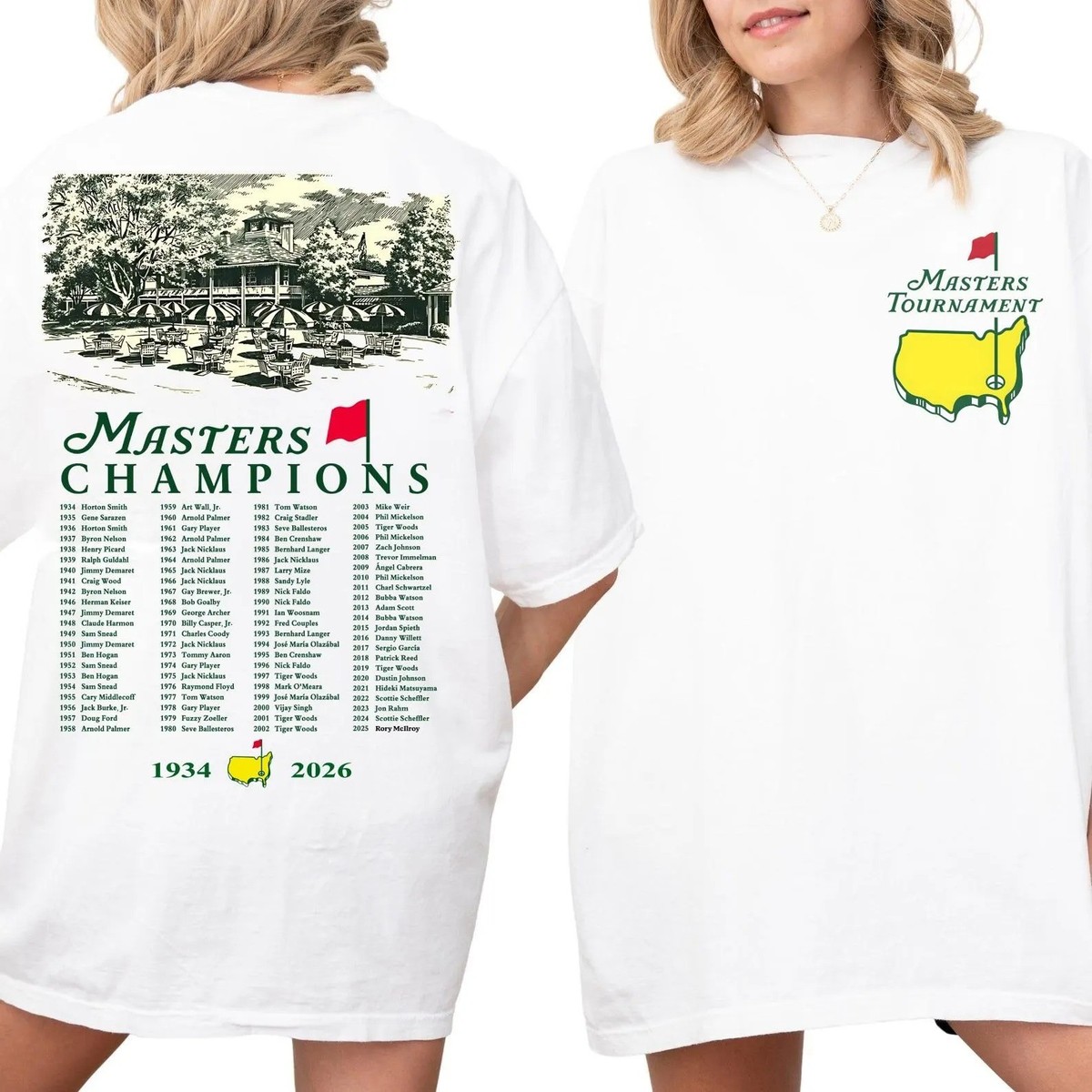 Masters Augusta National Golf Course 1943 - 2026 Unisex T-shirt | eBay