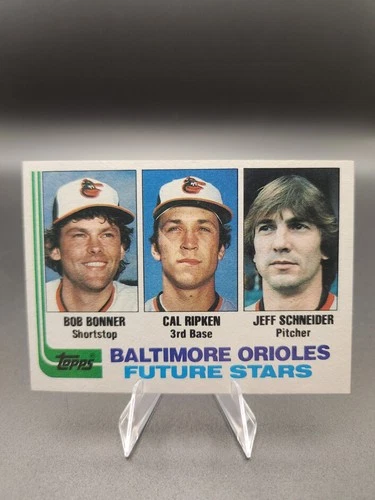1982 Topps - Future Stars Cal Ripken, Jeff Schneider, Bobby Bonner #21 (RC)