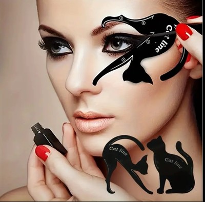 Cat Eye Liner Make-up Eyeliner Schablonen Modell Augenbraue Augen Schablone Werkzeug Make Up