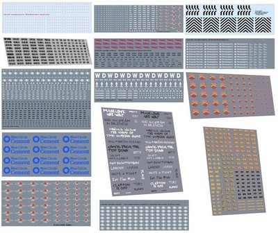 Buchstaben, Zahlen und Symbole Wasserrutsche Übergabeblätter Spur N Railtec