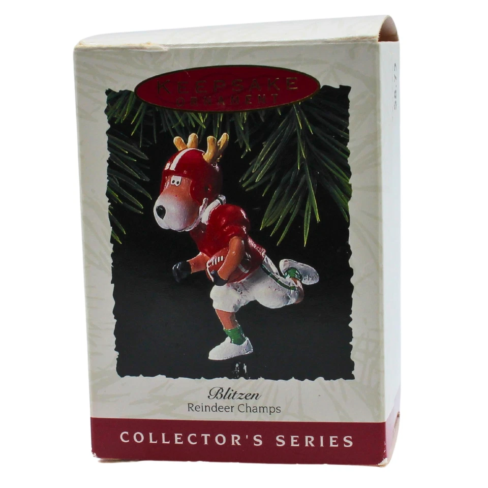 Hallmark Ornament: 1993 Blitzen, QX4331, Non-Mint Box - Image 2 of 2