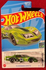 HOT WHEELS '76 GREENWOOD CORVETTE GREEN 21/250. SEE COMBINED OFFERS!